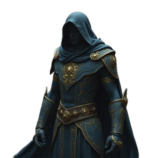 sword, jacket, mask, staff transparent PNG cut-out