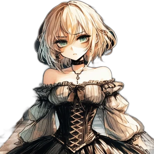 dress, mask, face, staff transparent PNG cut-out
