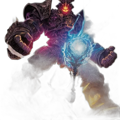 weapon, staff, dragon, robot transparent PNG cut-out