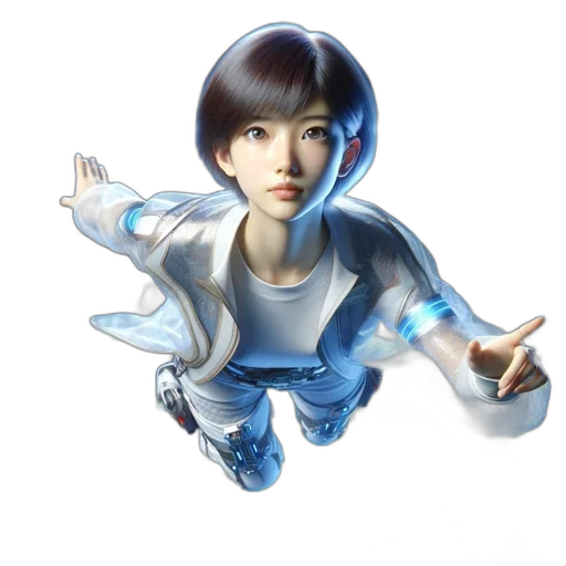 robot, staff, face, weapon transparent PNG cut-out