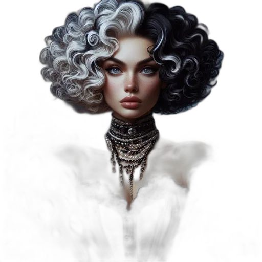 crown, hair, jewelry, face transparent PNG cut-out