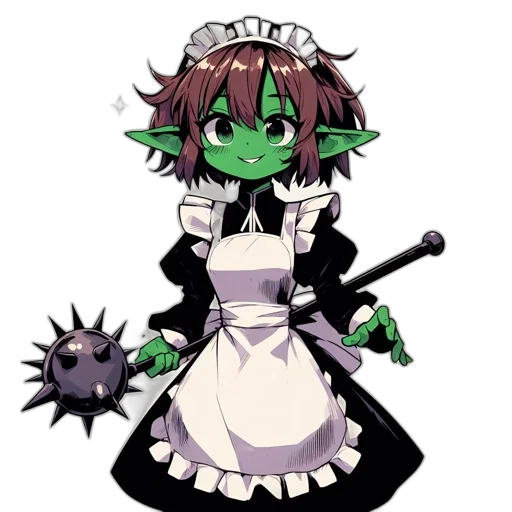 staff, weapon, creature, pixel art transparent PNG cut-out