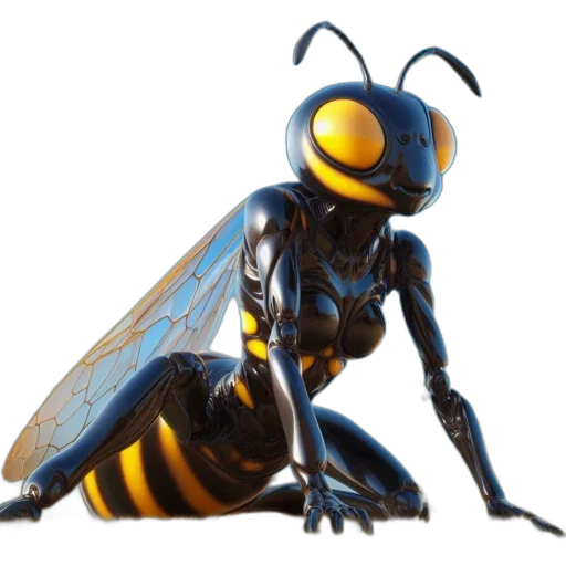 animal, robot, creature, staff transparent PNG cut-out