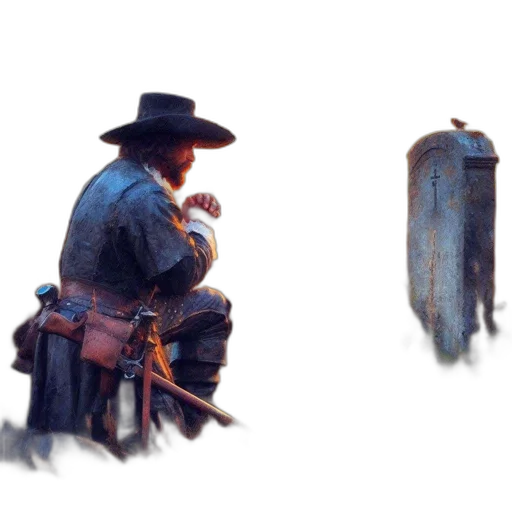 robot, weapon, hat, bottle transparent PNG cut-out
