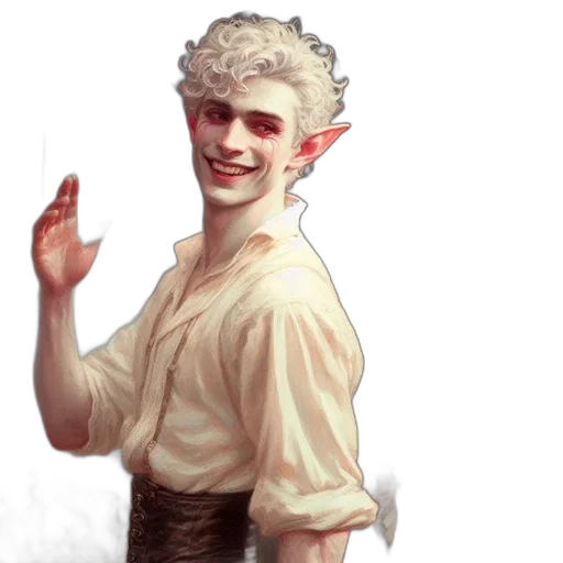 staff, face, creature, fantasy art transparent PNG cut-out