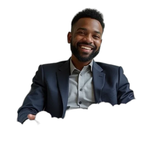 staff, jacket, african, american transparent PNG cut-out