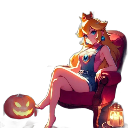 crown, dress, staff, furniture transparent PNG cut-out