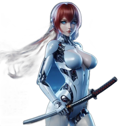 robot, weapon, concept art, fantasy art transparent PNG cut-out