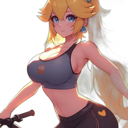weapon, staff, dress, anime transparent PNG cut-out