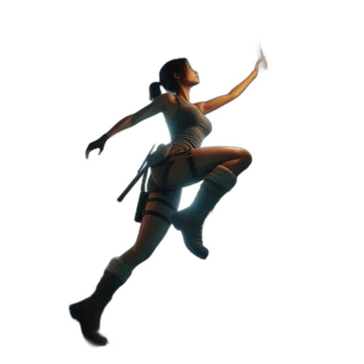 staff, weapon, dress, shoes transparent PNG cut-out