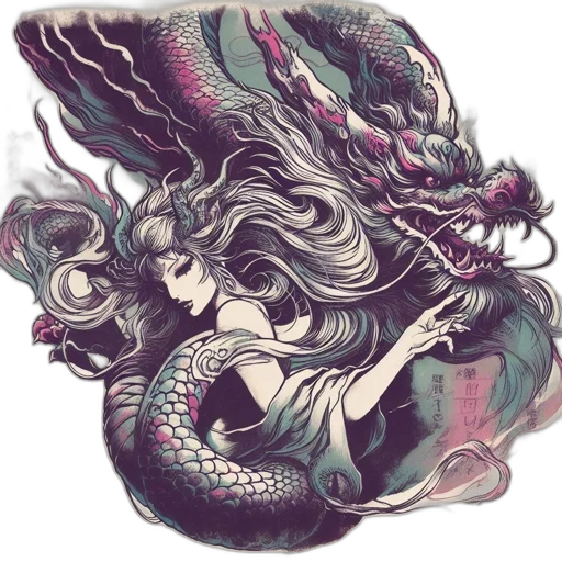 dragon, creature, fantasy art, concept art transparent PNG cut-out