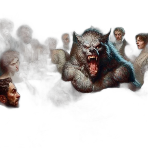 creature, concept art, fantasy art, photorealistic transparent PNG cut-out