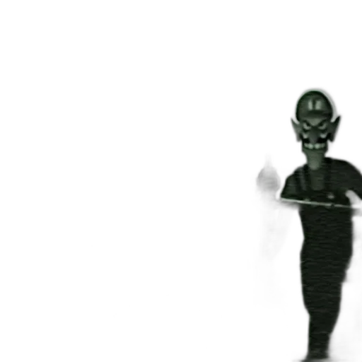 robot, staff, mask, creature transparent PNG cut-out