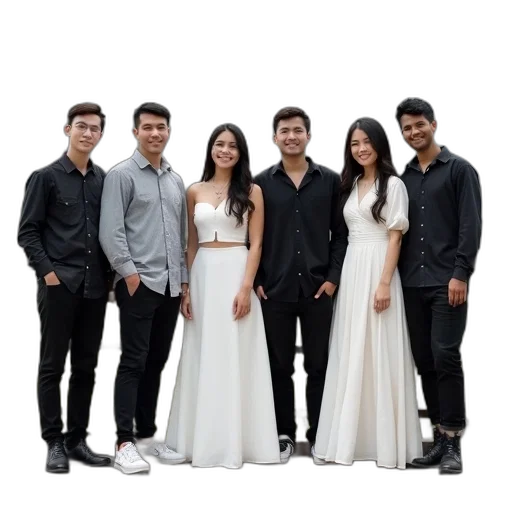 staff, 3d render, group, people transparent PNG cut-out