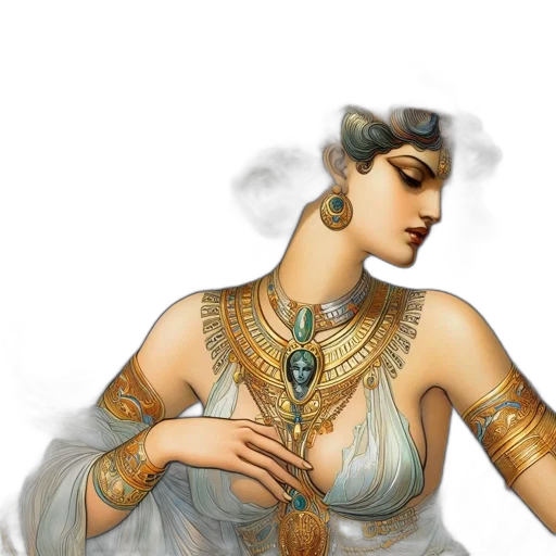 jewelry, crown, dress, fantasy art transparent PNG cut-out