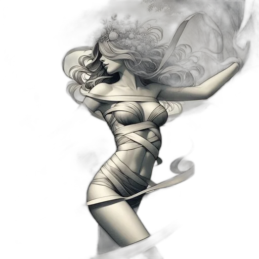 staff, mask, fantasy art, concept art transparent PNG cut-out