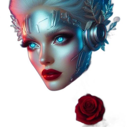 mask, robot, face, crown transparent PNG cut-out
