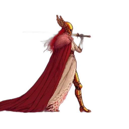 sword, staff, weapon, dress transparent PNG cut-out