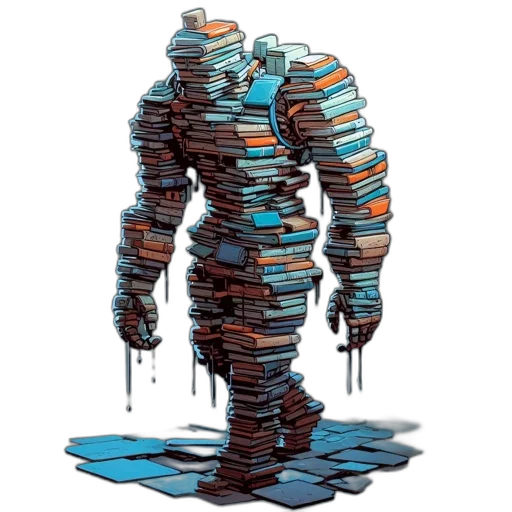 robot, comic book art, cyberpunk, concept art transparent PNG cut-out