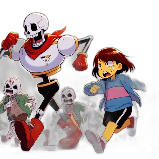 concept art, comic book art, cartoon, 3d render transparent PNG cut-out