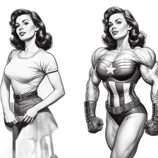 comic book art, concept art, fantasy art, cartoon transparent PNG cut-out