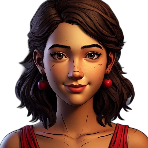 face, jewelry, staff, fantasy art transparent PNG cut-out