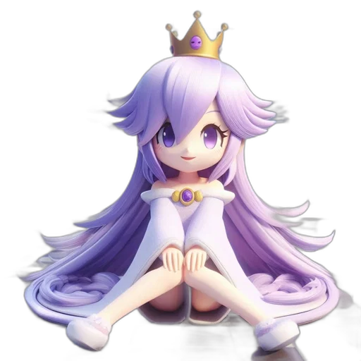 crown, dress, staff, robot transparent PNG cut-out