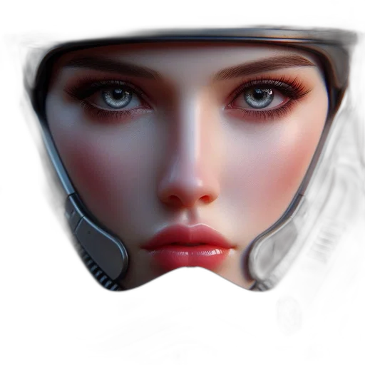 face, mask, robot, hat transparent PNG cut-out