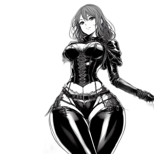 robot, dress, comic book art, cartoon transparent PNG cut-out