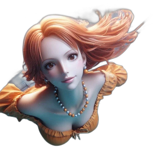 jewelry, face, dress, fantasy art transparent PNG cut-out