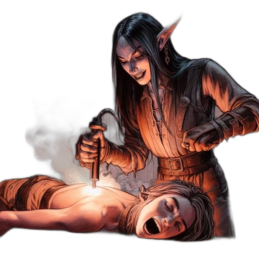 staff, concept art, fantasy art, comic book art transparent PNG cut-out