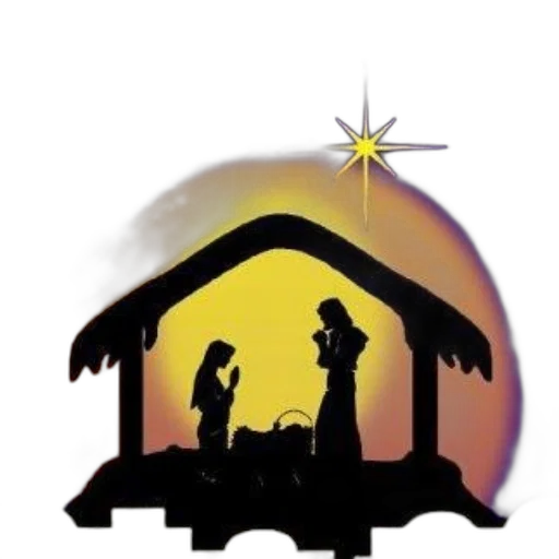 christmas, plays, churches, all transparent PNG cut-out