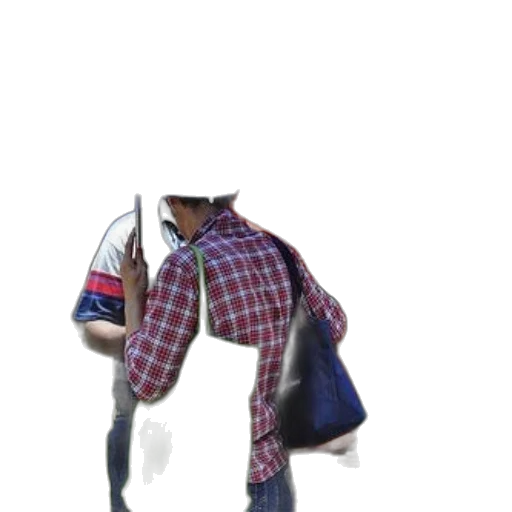 jacket, hat, staff, animal transparent PNG cut-out