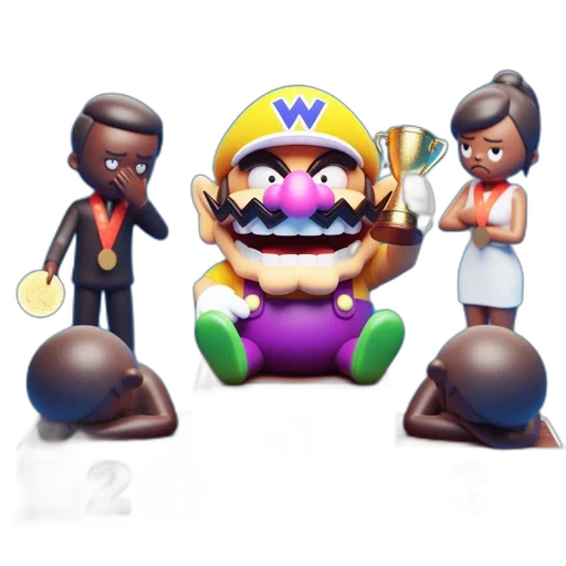 crown, 3d render, concept art, pixel art transparent PNG cut-out
