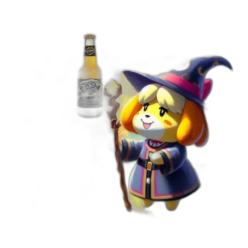 bottle, staff, weapon, animal transparent PNG cut-out