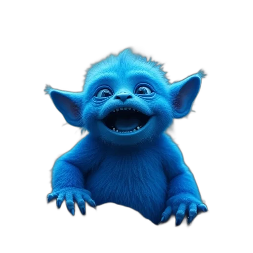 creature, animal, face, staff transparent PNG cut-out