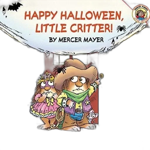 cartoon, halloween-themed, book, cover transparent PNG cut-out