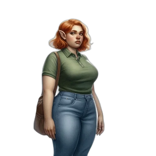 dress, staff, jacket, concept art transparent PNG cut-out