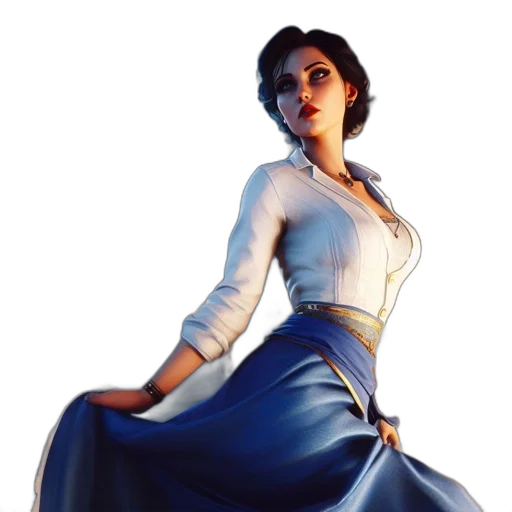dress, staff, concept art, fantasy art transparent PNG cut-out
