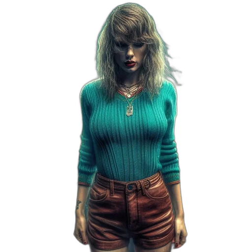 jacket, dress, creature, face transparent PNG cut-out