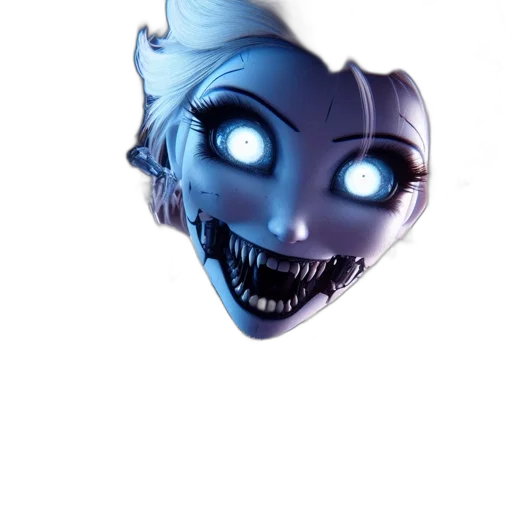 mask, robot, face, creature transparent PNG cut-out