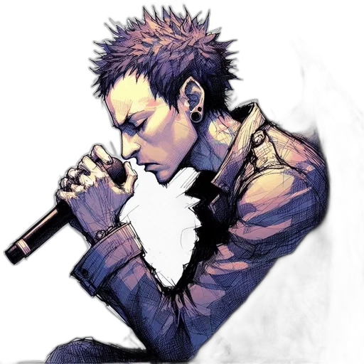jacket, weapon, staff, dragon transparent PNG cut-out