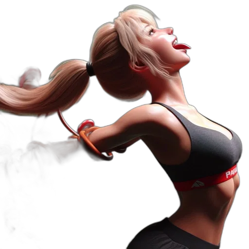hair, photorealistic, concept art, fantasy art transparent PNG cut-out