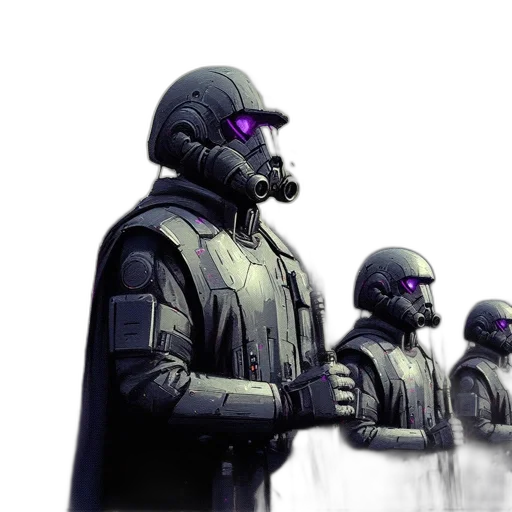 robot, mask, concept art, cyberpunk transparent PNG cut-out
