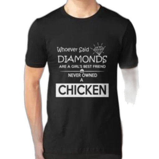 3d render, black, t-shirt, white transparent PNG cut-out