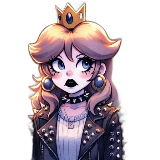 crown, staff, pixel art, cartoon transparent PNG cut-out