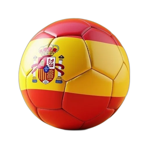 spanish, soccer, ball, spain transparent PNG cut-out