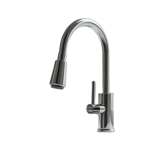 3d render, sleek, modern, chrome transparent PNG cut-out