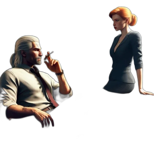 staff, concept art, 3d render, pixel art transparent PNG cut-out
