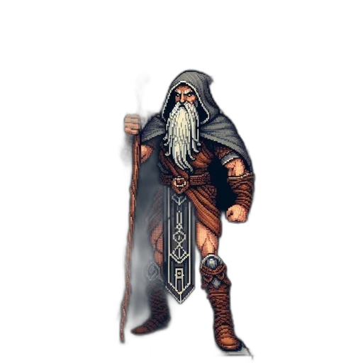staff, sword, weapon, fantasy art transparent PNG cut-out